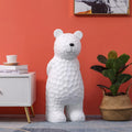 Resin Craft Gift Lovely Fiberglass Polar Bear Statue Novelty & Creative Sculptures Decorative Items for Home Accessories