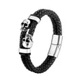Summer Explosion Stainless Steel Chain Braided Wristband Skull Accessories Mix and Match Men's Minimalist Bracelet