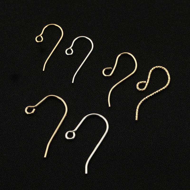 14K Gold Filled French GF Ear Wire Hook for DIY Jewelry Making Earrings Accessories Findings