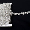 E019 Top Grade Crystal Rope Chain Fashion Design  Rhinestone  Fringe Trim Ribbon Tassel Chain