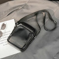Fashion Small Custom Designer Pu Leather Sport Side Chest Sling Crossbody Luggage Travel Shoulder Messenger Bag for Men Women