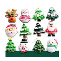 Lots Resin Flatback Flat Back Christmas Craft Embellishment Snowman Stick sequins Accessories Decorations