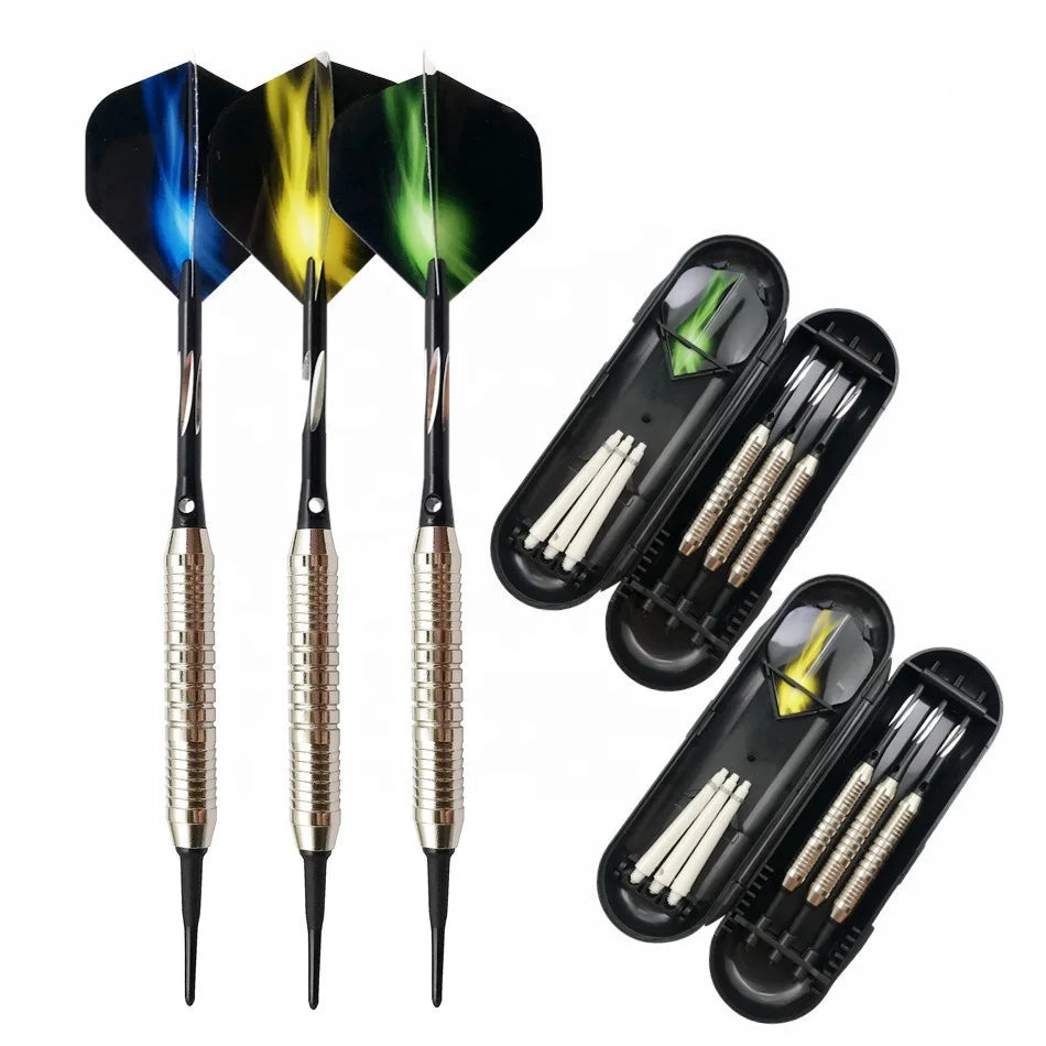 EZ EZ-FBZ008 Customizable 18 Grams Soft Tip Darts Set for Electronic Dartboard