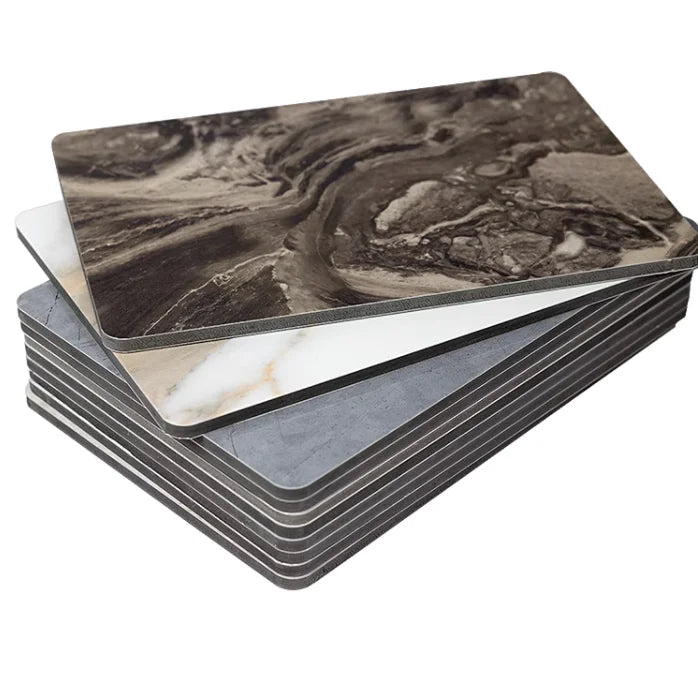 Rich Styles Factory Products Pvc Marble Wall Panels Bamboo Charcoal Wall Cladding
