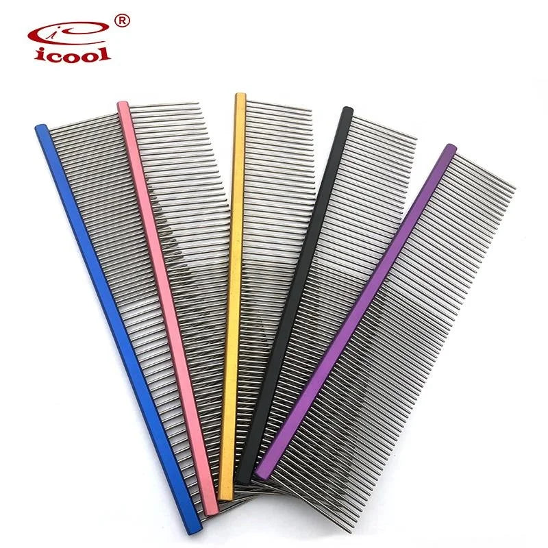 Stainless Steel Pet Grooming Tools Pet Grooming Comb Dog and Cat Hair Pet Hair Remover Comb