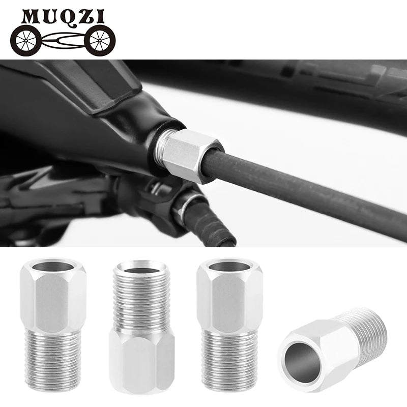 MUQZI Bike Oil Brake Tubing Screw Hollow Bolts Stainless Steel Bicycle Brake Housing Screw Hydraulic Disc Brake Oil Tube Bolt MegaBDM