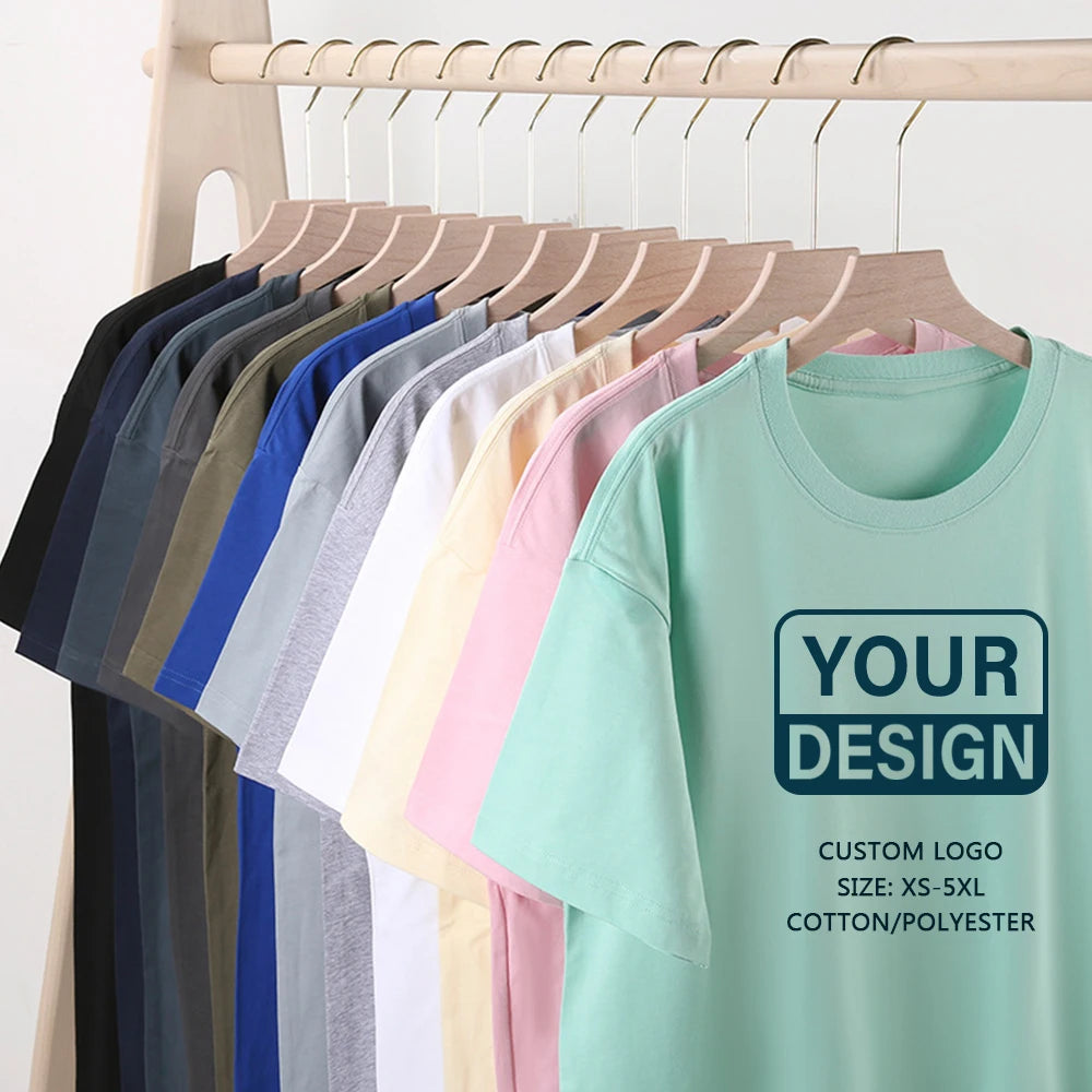 Heavyweight Oversized Custom Printing Logo Washed Vintage Cotton Plain T Shirt for Men