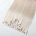 Luxury Seamless Injected Clip in Human Hair Extensions Double Drawn Russian Virgin Remy Hair for Salon Professionals Wholesale