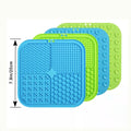 Wholesale Silicone Slow Eating Suction to Wall Safe Material Dog Lick Mat Custom Logo Color Box Bowls for Dogs Eat Food Quadrate