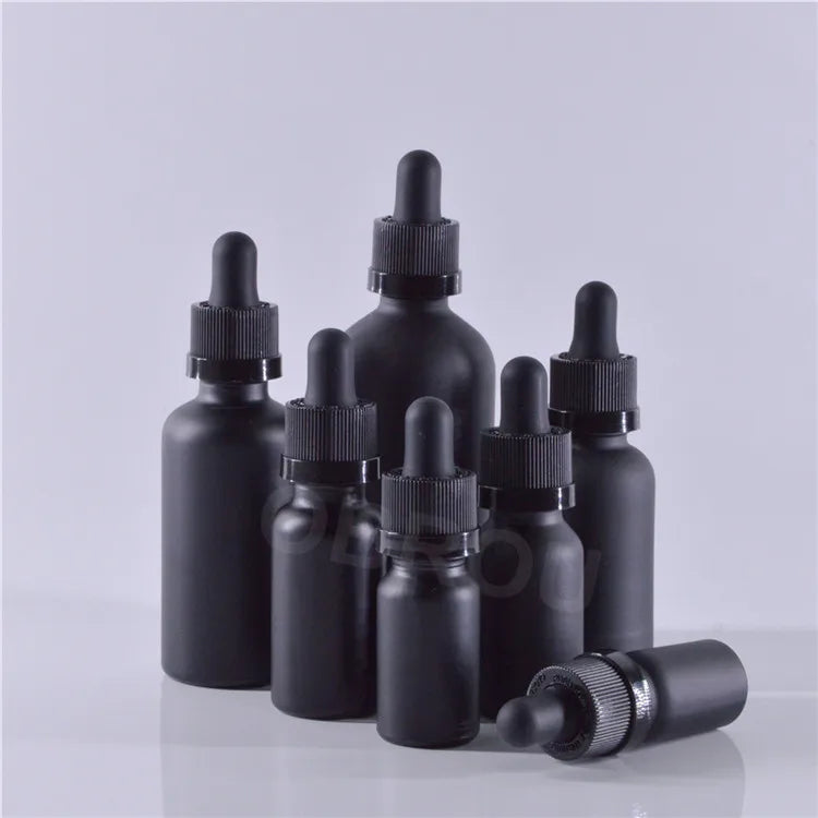 Wholesale Child-Proof Clear Glass Dropper Bottle with Screw Lid Essential Oil Bottles for Children's Hair Care