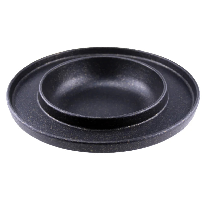 Non-Stick Korean Roasting Cheese Pan 32cm for Gas Cookers Camping Use Asian Zen Design for Restaurants