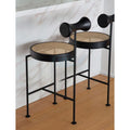 Minimalist Style Hotel Front Desk High Rattan Light Luxury Solid Wood Bar Stools