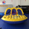 Custom Size Inflatable Water Sport Toy 6 Seats Towable Inflatable Water Bandwagon Boat for Fun