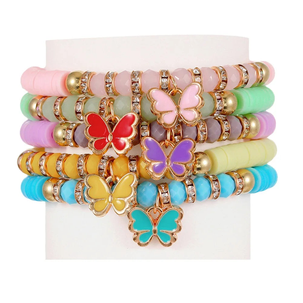 5pcs Set Inspired Bracelet for Women Fashion Jewelry Music Lover Fan Gifts Friendship Bracelets