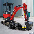 For  Engine 1 Ton Micro Mini Hydraulic Crawler Digger Excavator Machine for Garden Farm Use