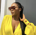 Free Custom Laser logo Leopard Print Big Frame Sunglasses 2020 Shade  Made in Italy Luxury Sunglasses UV400