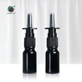 Customized 5ml 10ml 20ml 30ml 50ml 100ml Black Glass Dropper Bottle Essential Oil Bottles Plastic Nasal Spray Bottle