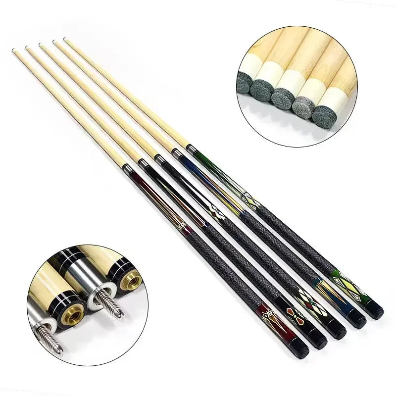 Factory Price 57" Billiard Pool Cue 12mm/13MM Tip for Random Choice