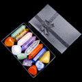 Healing Meditation Crystal Crafts Natural Tumbled Stone 7 Chakras Crystal Set for Spiritual