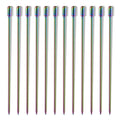 Fruit Fork Stainless Steel Cocktail Picks Fruit Sticks Toothpicks Party Bar Cocktail Fruit Stick Reusable Drink Picks Supplies