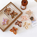 Korean Style Holloway butterfly Cellulose Acetate Hair Clip Hair Grab Half Clip Children's Advanced Hair Shark Claw