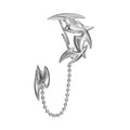 OEM Cyberpunk No Piercing Clip on Earring for Men Women Mechanical Style Personalized Hip-hop Fashion Jewelry Earrings