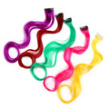 20 Inch Curly Clip One in Hair Extensions Curly Synthetic Hairpieces Hair Extension Clip in for Women