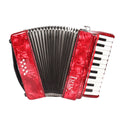 22-Key 8 Bass Piano Accordion with Straps Gloves Cleaning Cloth Educational Music Instrument for Students Beginners