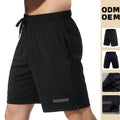 Men's Casual Sports Quick Dry Shorts Reflective Letter Workout Running or Gym Training Shorts with Pockets