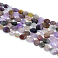 Wholesale 6*8/8*10mm Natural Purple Ghost Quartz Loose Gemstone Beads Multicolor Color for DIY Jewelry