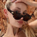 PC Frame Cat Eyes Colorful UV Protection Durable Men and Women Custom Logo QSKY 5252 Wholesale Price Sunglasses