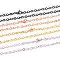 Wholesale Supply Stainless Steel Cross Chain Jewelry Flattened O Chain Necklace Accessories