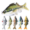 Wholesale JM048 10cm 18g Artificial Hard Baits 3 Sections Multi Jointed Minnow Fishing Lures