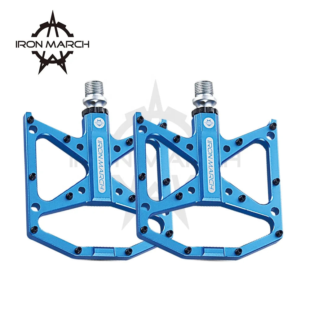 ALNC-1108 Road MTB Green / Black / 110x105x18mm Red Lady Pedal Factory Wholesale Custom Bike Pedal Bearings Bicycle Pedals