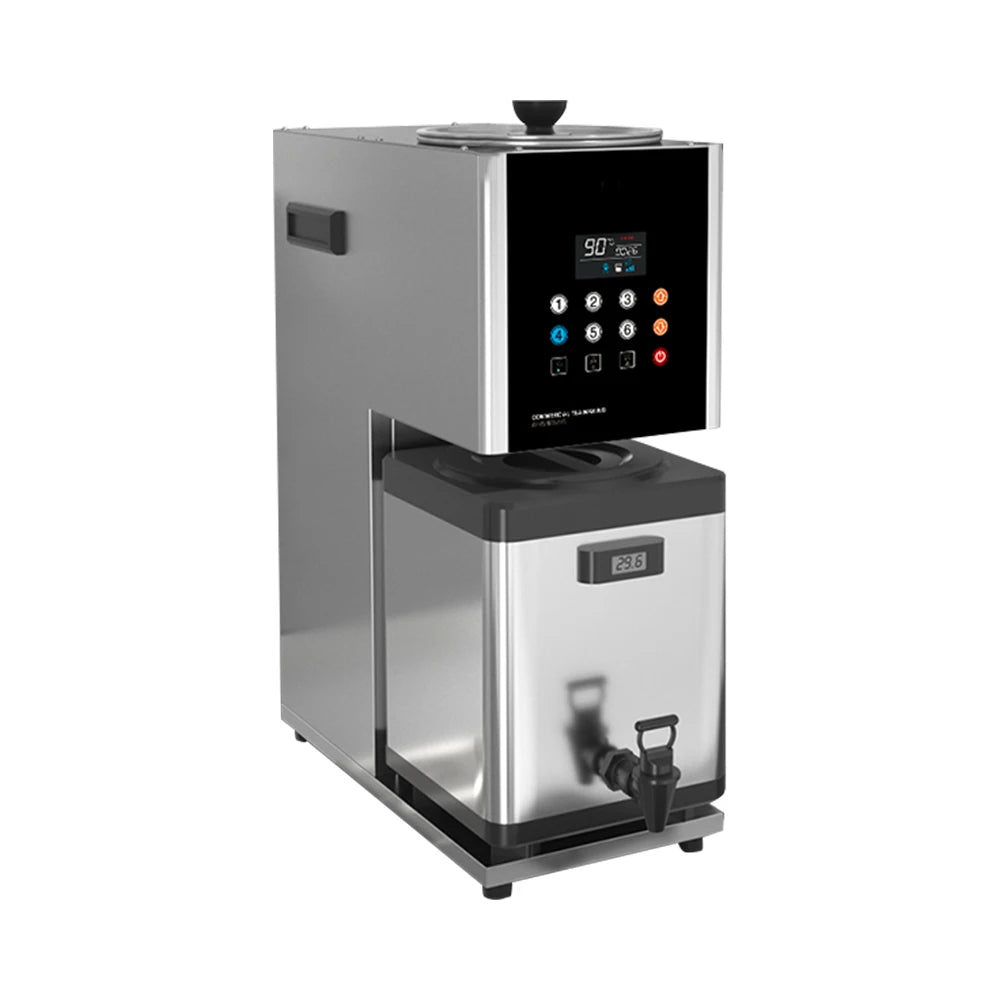 20L/Hour Auto Stainless Steel Tea Maker Making Machines for Sale Commercial Green Red Back Tea Maker Boiler Machine for Drink