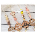 Personalized Teacher Lanyard Smile Rainbow Daisy Beaded Lanyard with Name Bohemian Teacher Nurse Lanyard