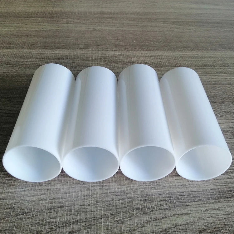 Factory Price Wholesale Diameter 50mm 60mm 70mm 80mm 90mm Milky White Color PMMA Plastic Acrylic Tube for LED Lighting