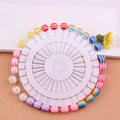 2022 Factory New Multi-Color Mixed Muslim Hijab Headscarves Rainbow Ball Scarves Brooch Pin for Wedding or Gift