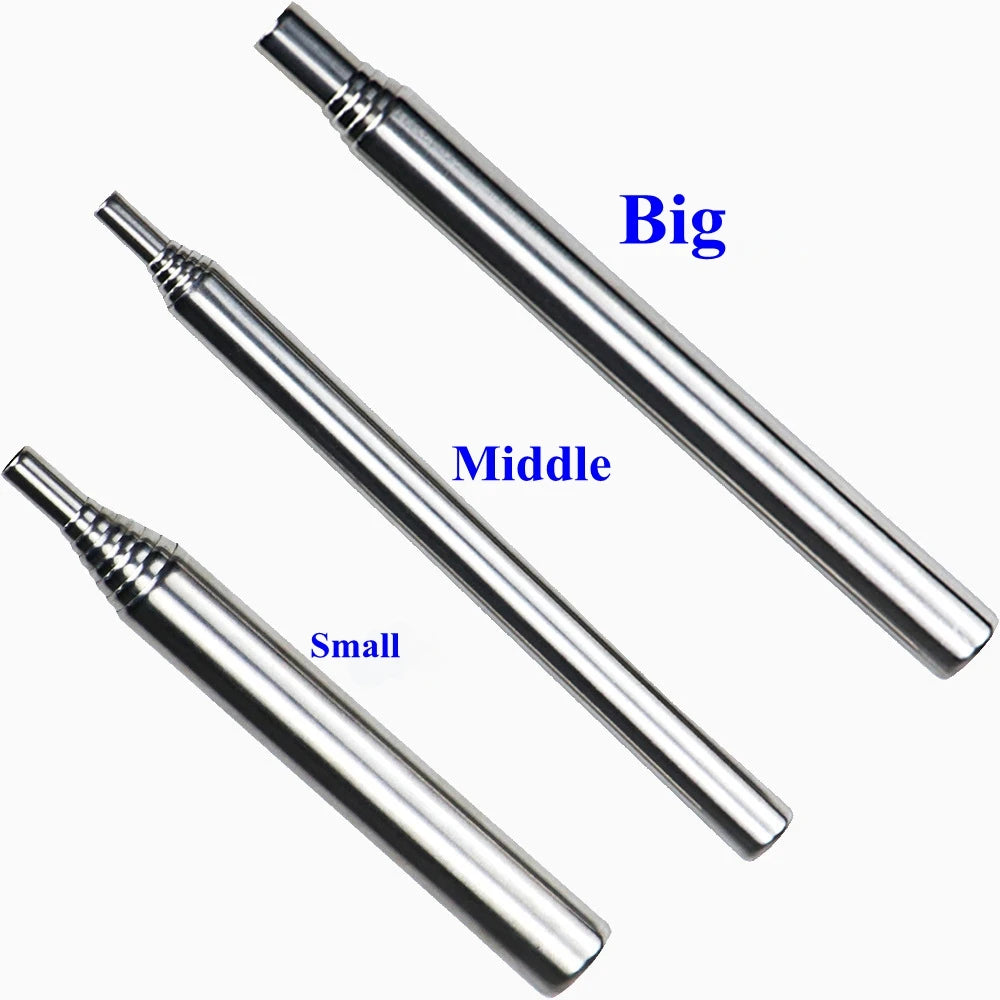 Outdoor Campfire Bellows Fire Bellow BBQ Blower Stainless Steel Fire Tube Pocket Bellow Stainless Steel Torch