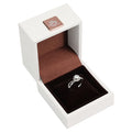 Shangliang Modern Novel Design Jewelry Gift Box Paper Cost Effective Clamshell Necklace Packaging Double Door Ring Box Custom