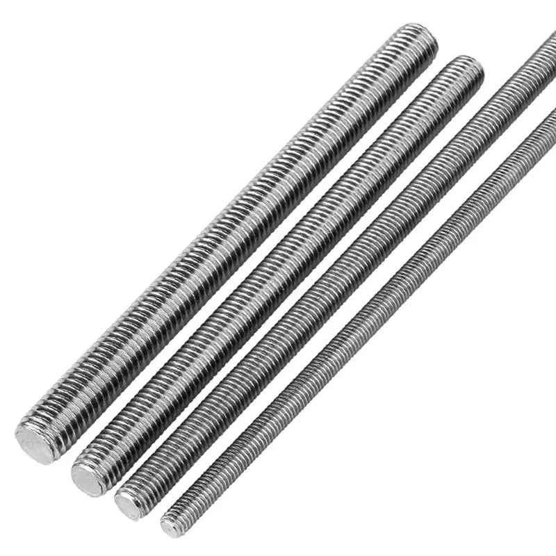 Hot Sale SS304 A4 Threaded Rod Full Thread Stud Bolt Metric Measurement System Made of Steel