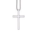 Religious Jewelry 925 Sterling Silver Cross Engraved Pendant Necklace for Women