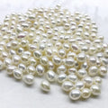 White Drop Pearl 5-10mm Half Hole 3A 4A Grade Loose Natural Freshwater Pearls for Necklaces Making Natural Pearl Jewelry