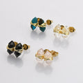 925 Sterling Silver Wholesale Birthstone Gemstone Fashion Jewelry Women Herkimer Diamond Crystal Earrings
