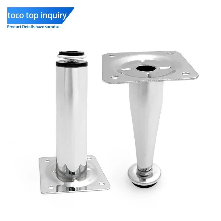 Toco New Design Metal Furniture Table Legs Gold Stainless Steel for Sofa Cupboard Wardrobe-for Hotel Living Room Bedroom