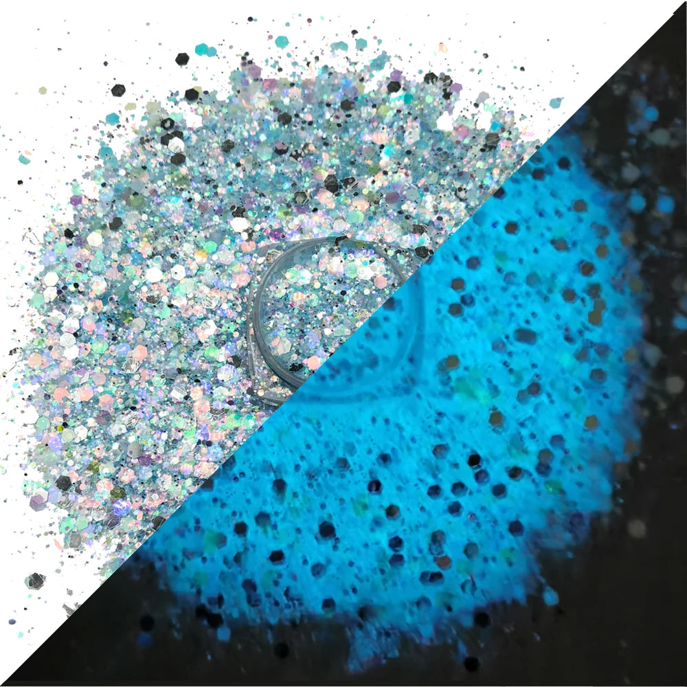 Bulk Wholesale Glitter Chunky Mix for Nail Art Tumbler Glow Sticks Crafts Glitter Christmas Decorations