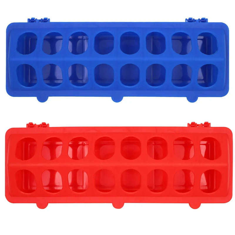 Poultry Farming Equipment 30cm Chicken Feeders 16 Hole Feeder Plastic Birds Feeder Chicken Feed Trough Feed Buckets