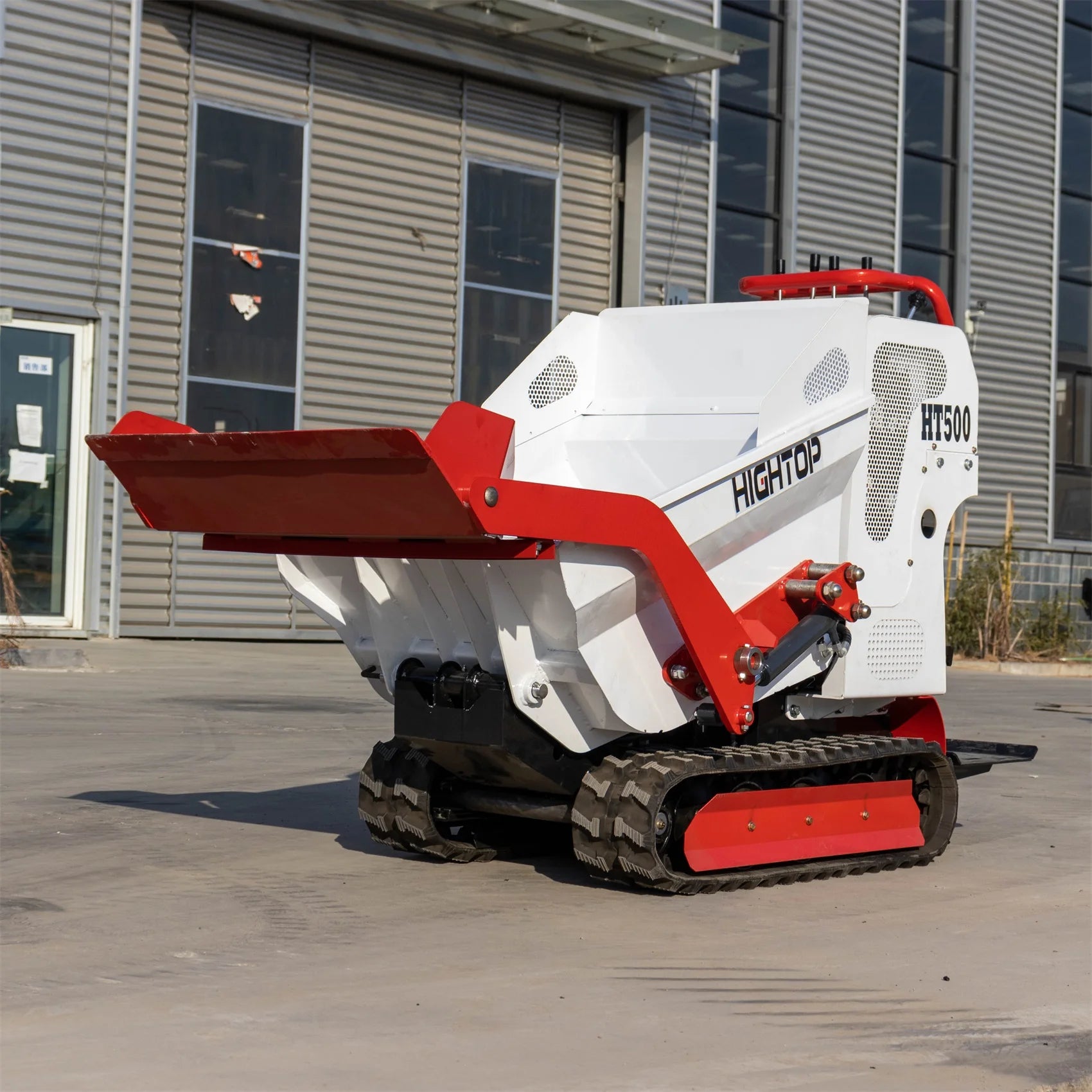 Rubber Track Transporter Dumper Gasoline Diesel Truck Efficient Crawler Dumper Track