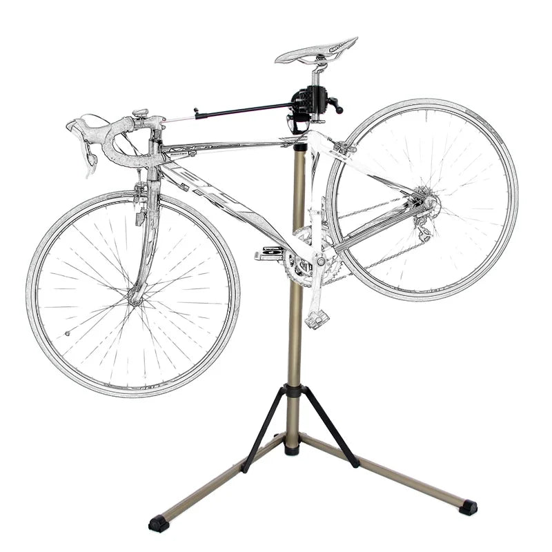 Aluminum Alloy  Bicycle Fold Adjustable Repair Stand Professional Bike Rack Holder Storage Bike Repair Stand