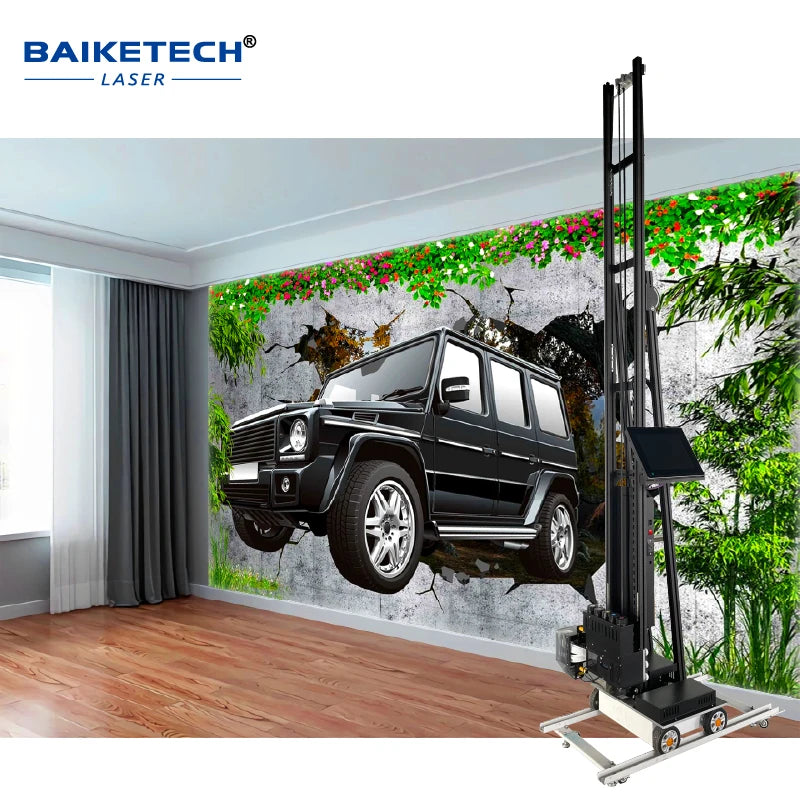 3D 4D 5D Indoor Outdoor Background Mural Wall Drawing Vertical Printer Instead of Painting Machine